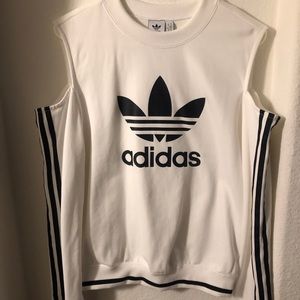 Off the shoulder adidas long sleeve